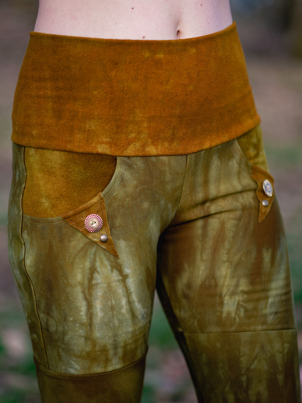 Thumbnail: LYRAE - BAMBOO FLEECE POCKET LEGGINGS