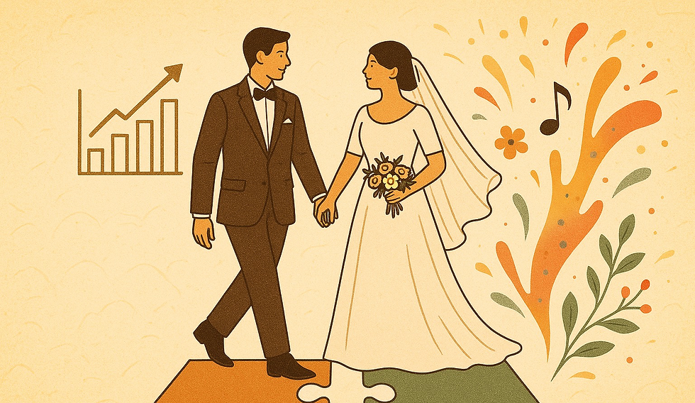 Business Sense and Unconventional Ideas tie the Knot! 💍💒