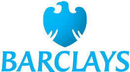 Barclays logo: blue eagle, Barclays