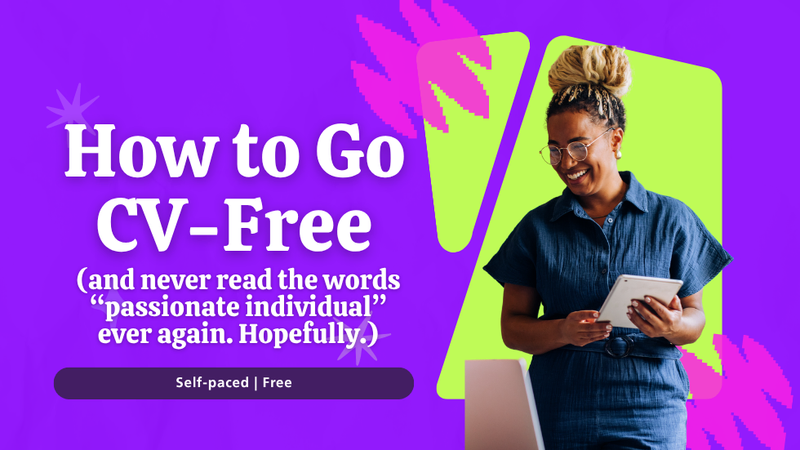 Black woman with brown and blonde box braids dressed in work clothes carrying a tablet and smiling