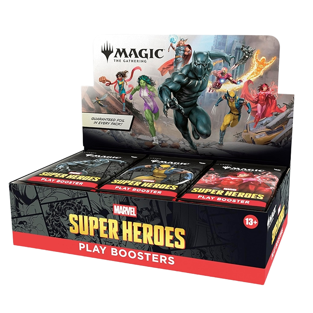 Magic: The Gathering® | Marvel Super Heroes Play Booster Display