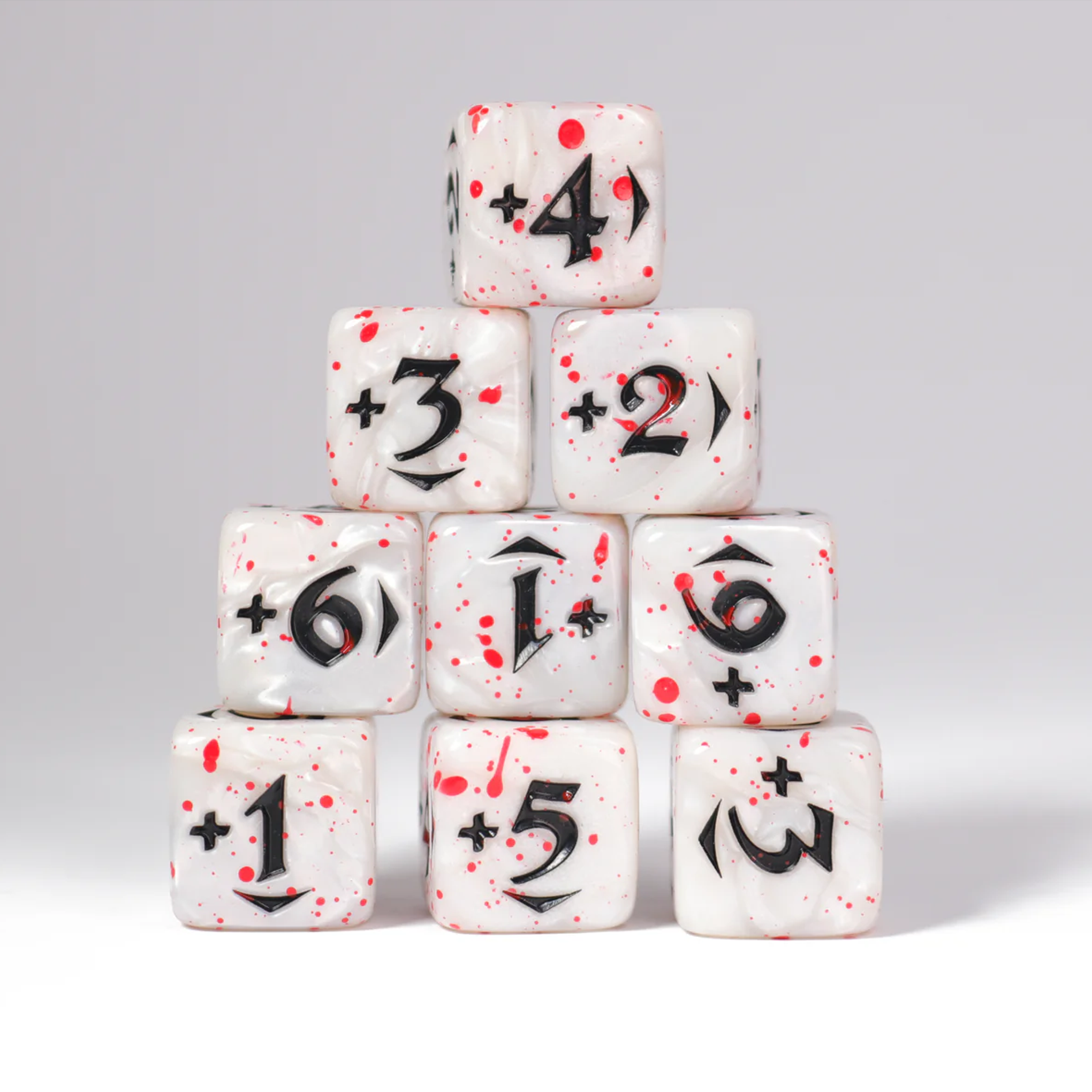 Bloody Positive Power Pack - White MtG Spindown Counters