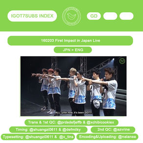 [Eng Sub] 160203 First Impact in Japan Live