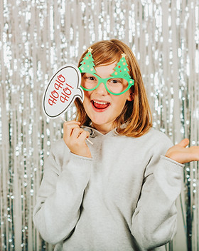 Рождество Photo Booth Реквизит