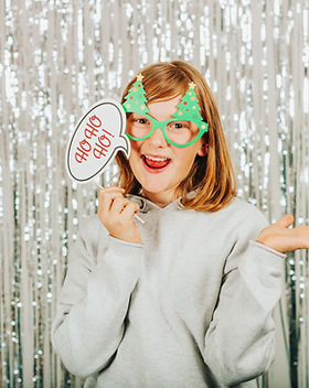 Рождество Photo Booth Реквизит