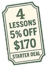 Four lesson English package for adult ESL students