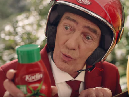 Karol Strasburger w reklamie keczupów Kotlin