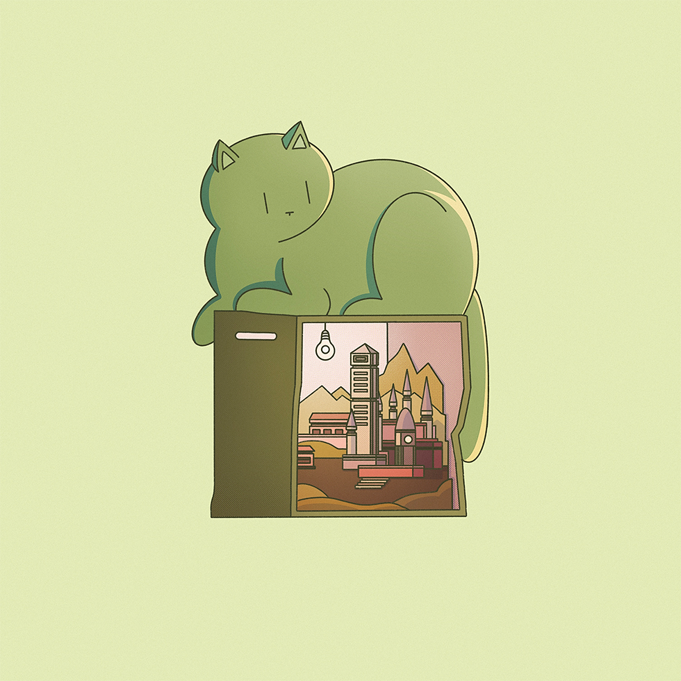 Sonja-Hamann-Illustration-Cat-in-a-Box