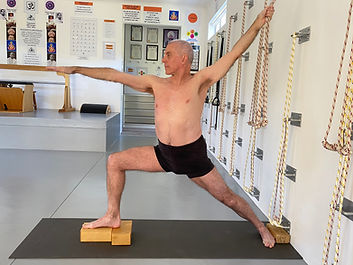 Rope Virabhadrasana II