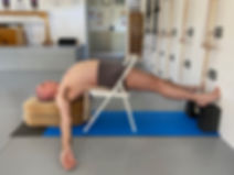 Chair Dwi Pada Viparita Dandasana