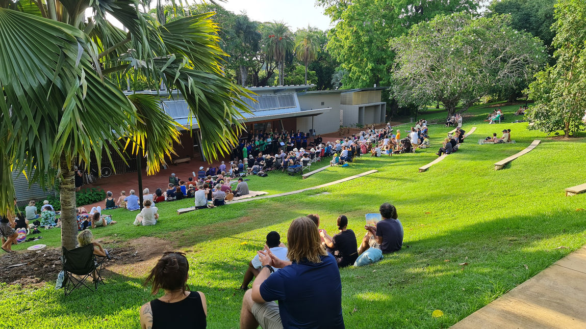 Concert at the Darwin Botanic Gardens