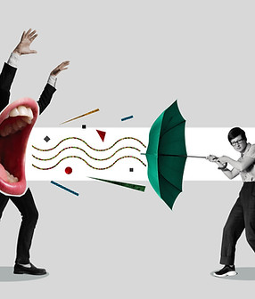 Psychological protection against bullying and harassment. Art collage..jpg