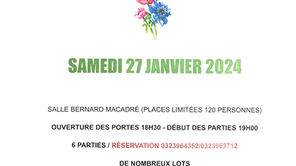 Animation : LOTO Samedi 27 Janvier 2024
