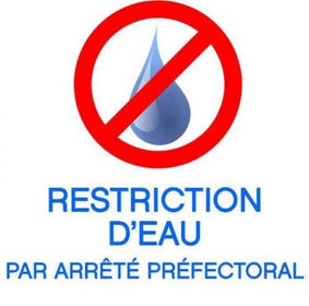 Information : Arrêté réglementant l'usage de l'eau