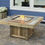 Thumbnail: VINTAGE SQUARE GAS FIRE PIT TABLE-LP