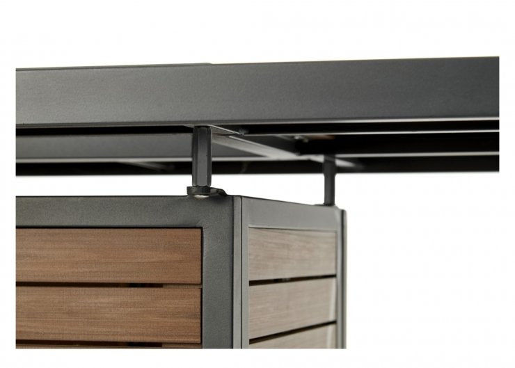 Thumbnail: BROOKS RECTANGULAR GAS FIRE PIT TABLE