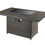 Thumbnail: BROOKS RECTANGULAR GAS FIRE PIT TABLE