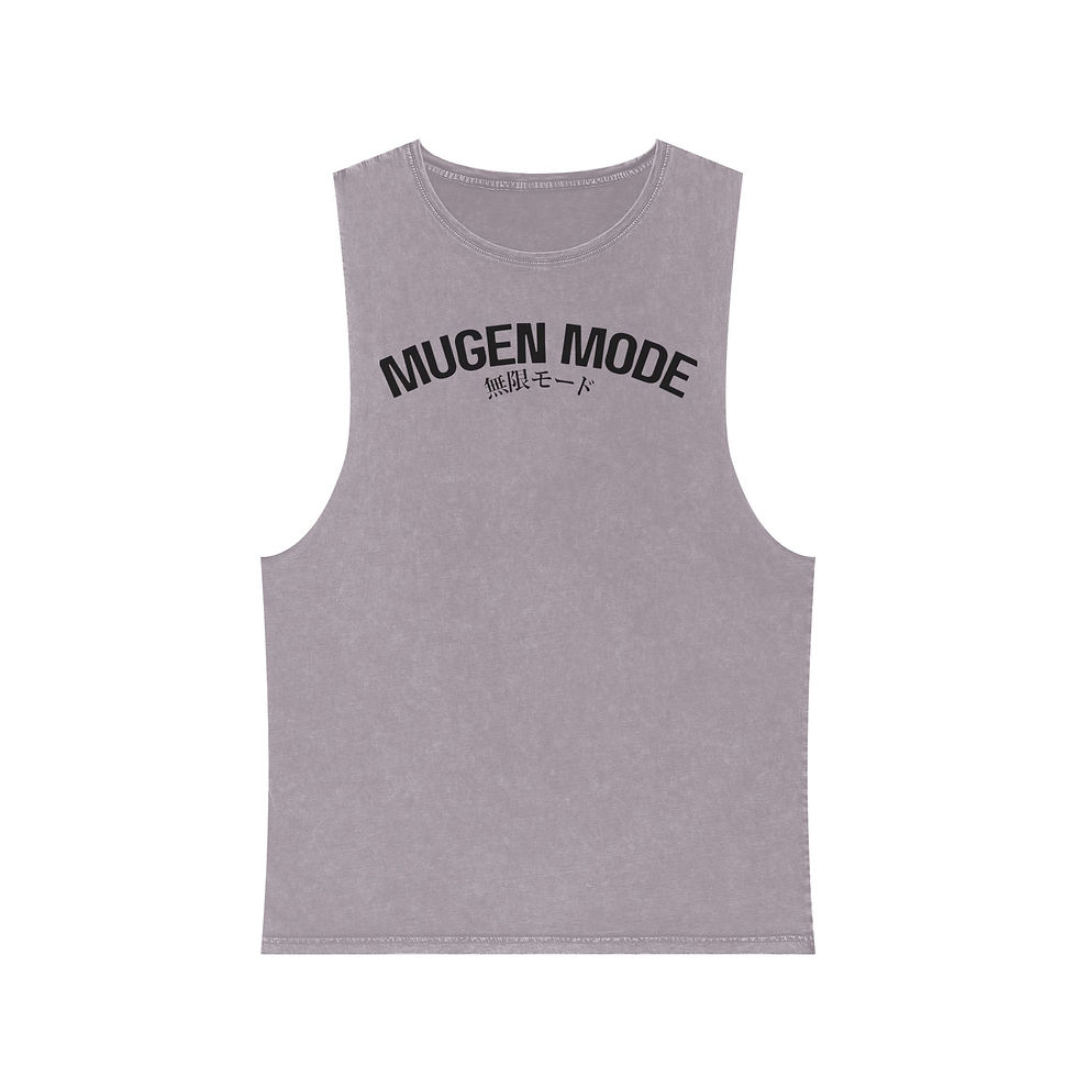 Thumbnail: Mugen Mode 無限モード Unisex Stonewash Tank Top