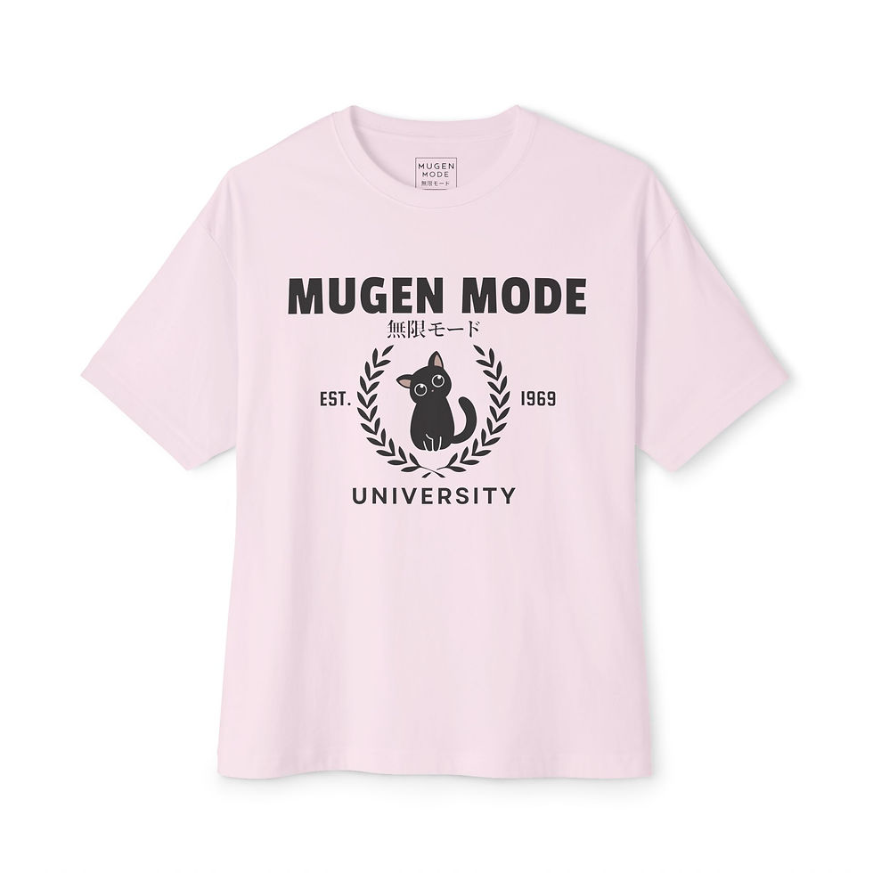 Thumbnail: Mugen Mode 無限モード  University Unisex Oversized T-shirt