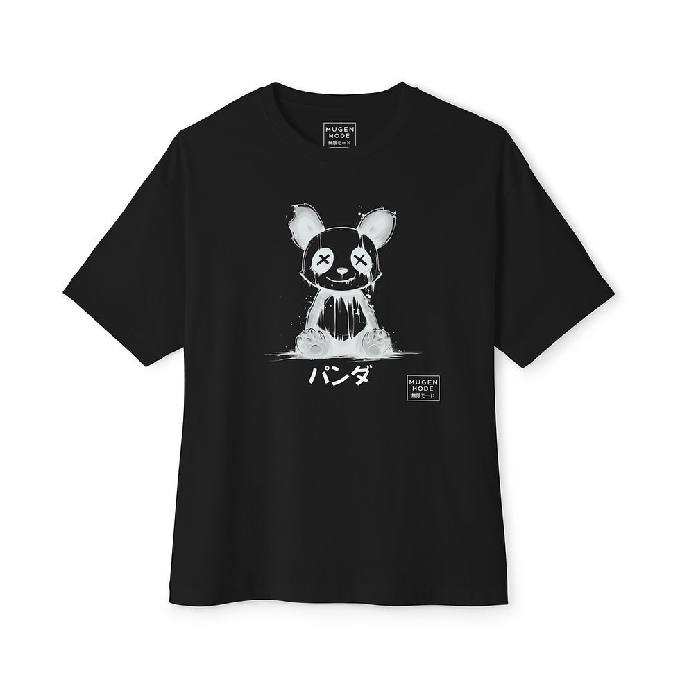 Thumbnail: Panda パンダ Graphic Unisex Oversized T-shirt