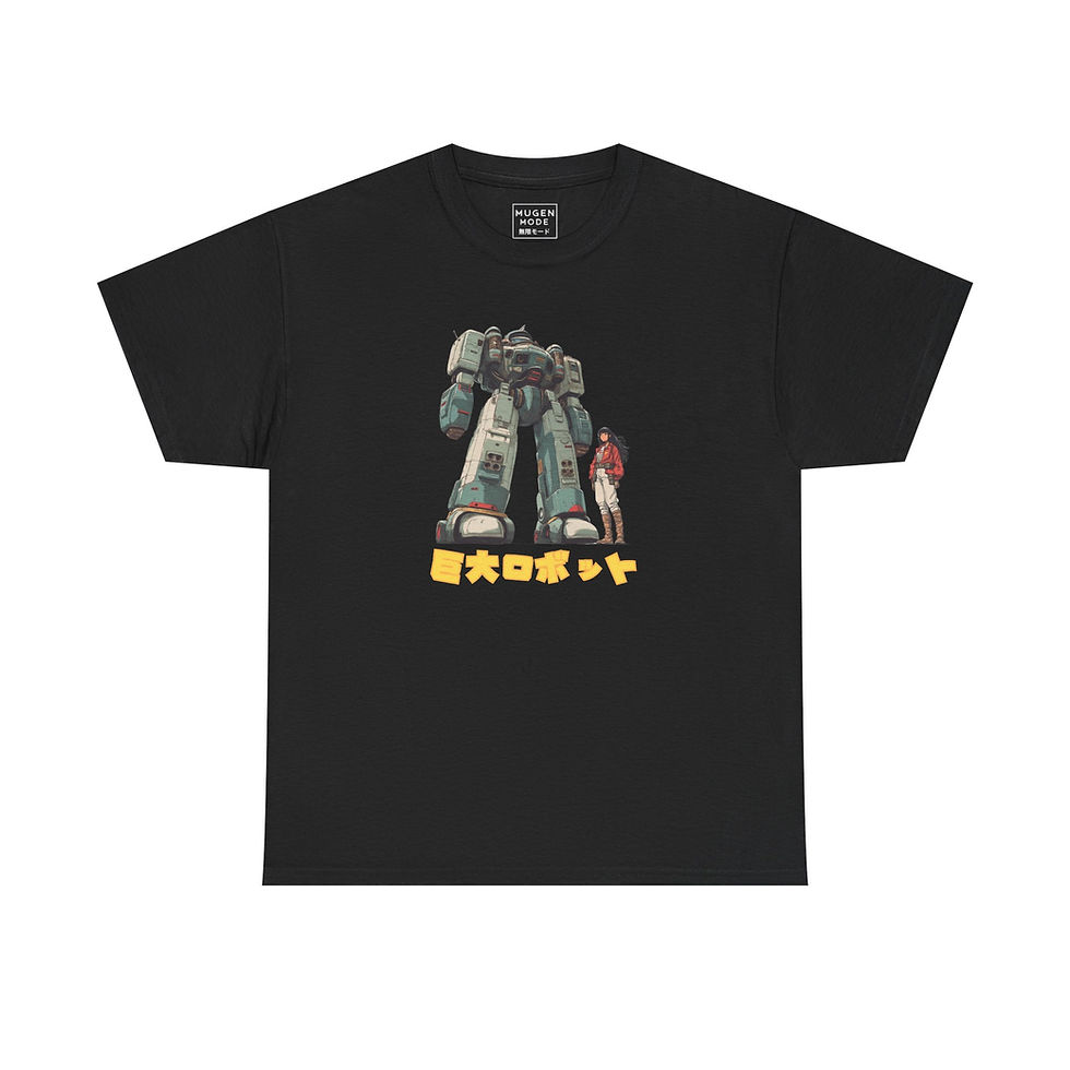 Thumbnail: Retro Girl and Her Robot Unisex T-Shirt