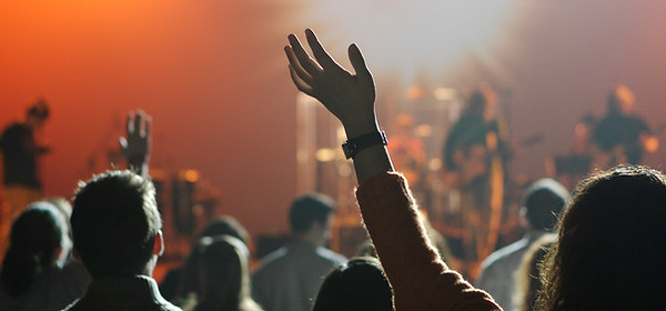 Concert crowd