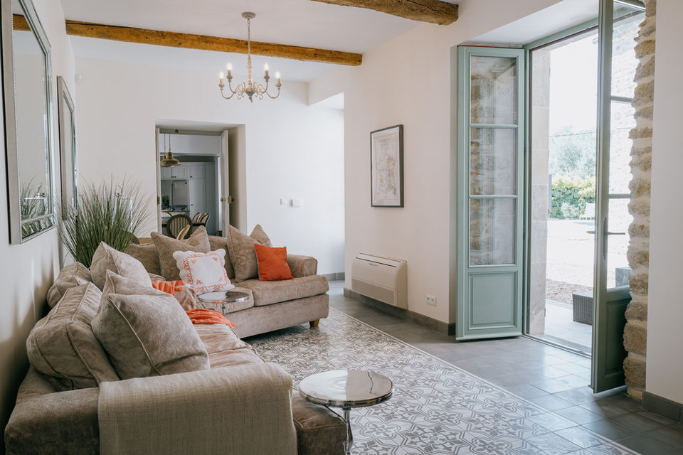 Bois d'Argent, downstairs living room