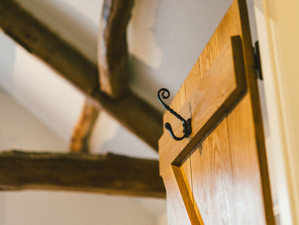 Pottery Lane Farm Hayloft luxury oak doors