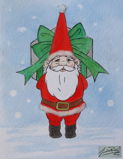 2014,_12,_24._'Feliz_Davidad!_-_Acuarela_&_Técnica_Mixta,_20_x_15_cm