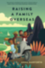 Family on scooter, "Raising a Family Overseas", Anna Danforth