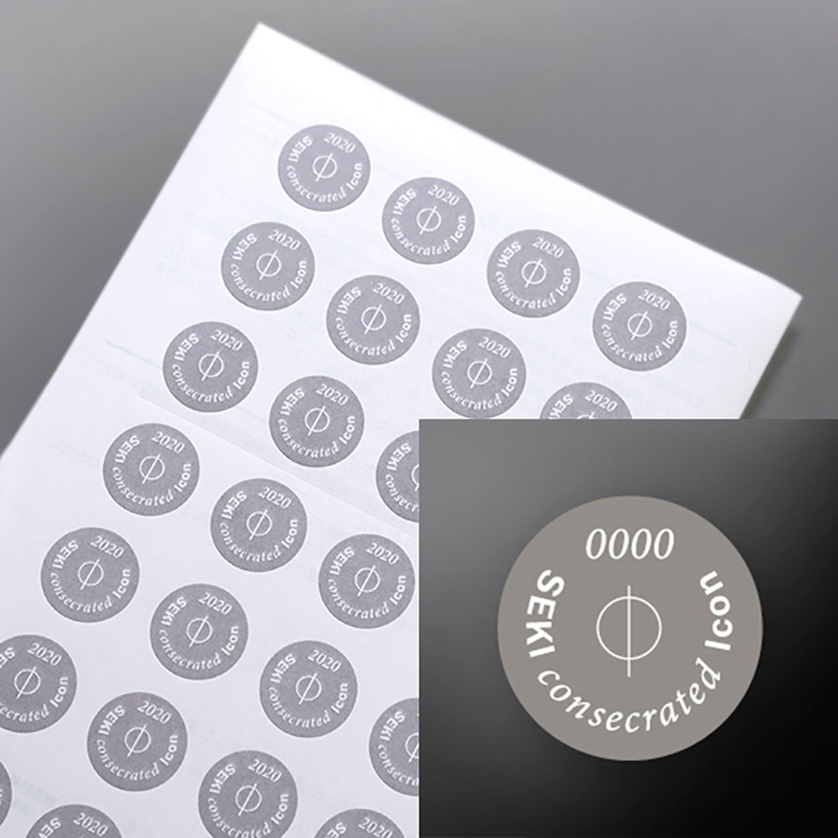 Icon seal Dark（ミニ）sheet