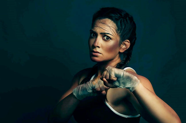 POSTER BOYS ACTRESS SAMIKSSHA BHATNAGAR PUNCHING HER WAY INTO ACTION FLICKS