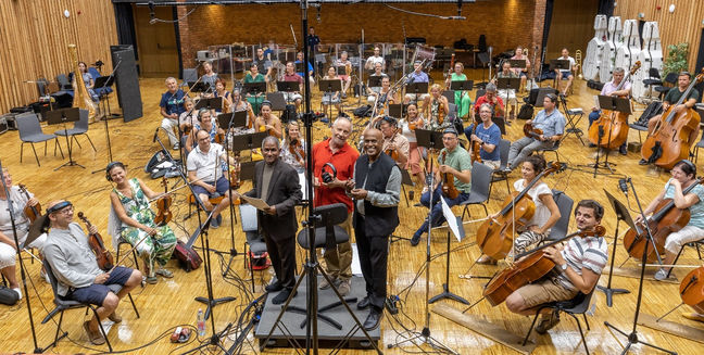 MUSIC MAESTRO ILAIYARAAJA RECORDS WITH THE SYMPHONY ORCHESTRA IN BUDAPEST FOR MUSIC SCHOOL
