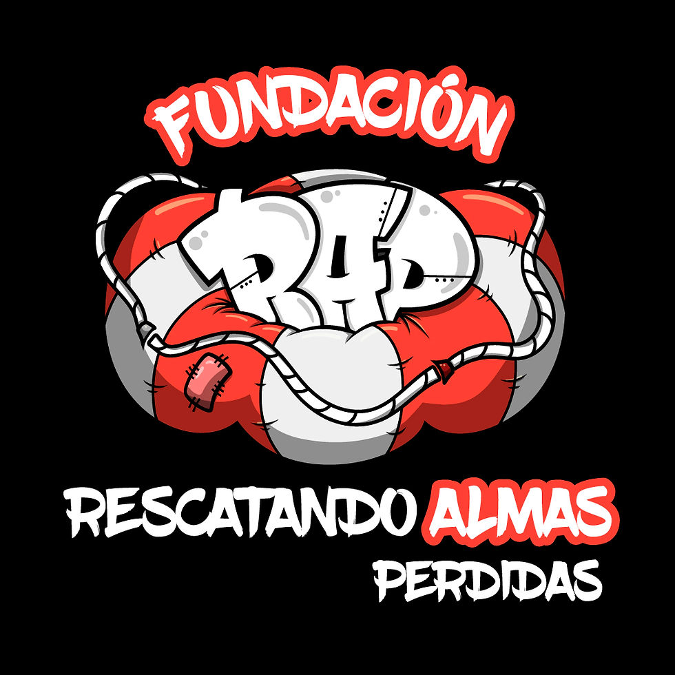 Logo RAP final fondo negro