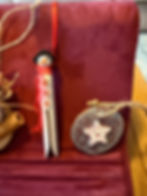 Thumbnail: 5 handcrafted Christmas decorations (Set #C)