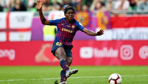 Oshoala in big trouble after criticizing Barca vs Slavia