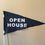 Thumbnail: Open House Flag Dark Blue with White Letters 19" x 31"