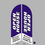 Thumbnail: Purple Feather/Banner DOUBLE Sided,Poles Anchor Kit in a Carrying Bag.