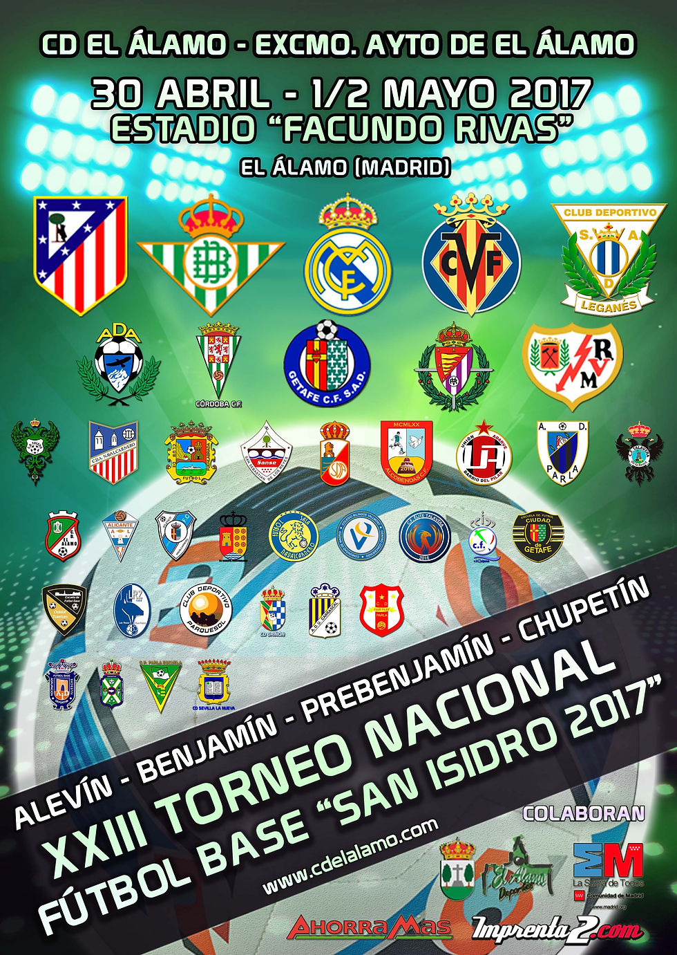 2017 Torneo Nacional de Fútbol Base El Álamo, Comunidad de Madrid