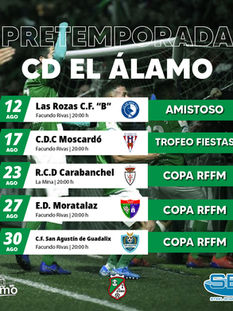 Calendario Pre-Temporada 23/24