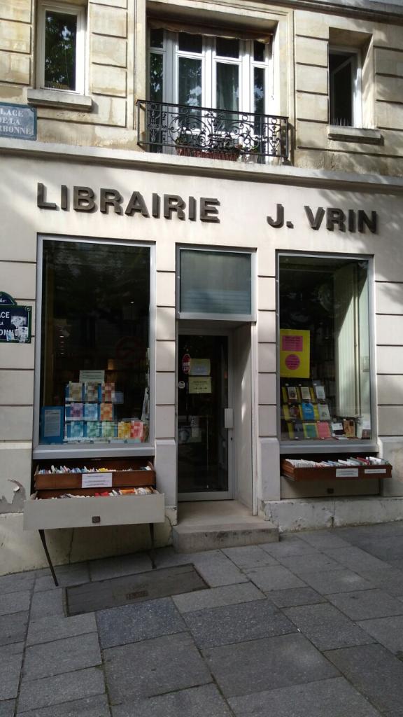 LIBRAIRIE VRIN