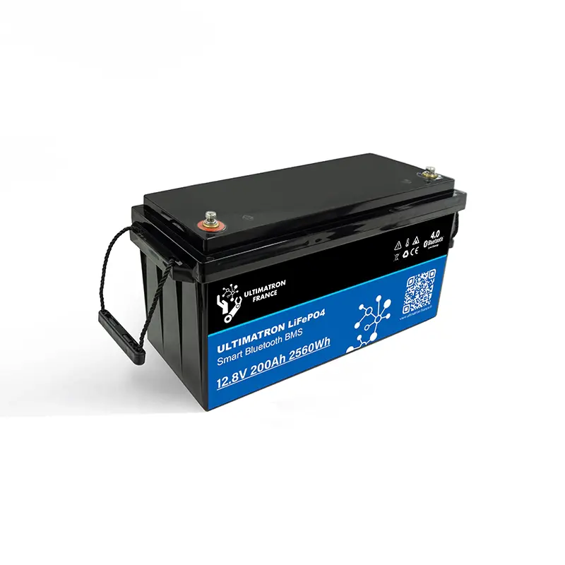 Ultimatron Batt. Lithium 12.8V 200Ah PRO 2560Wh LiFePO4 BMS Bluetooth