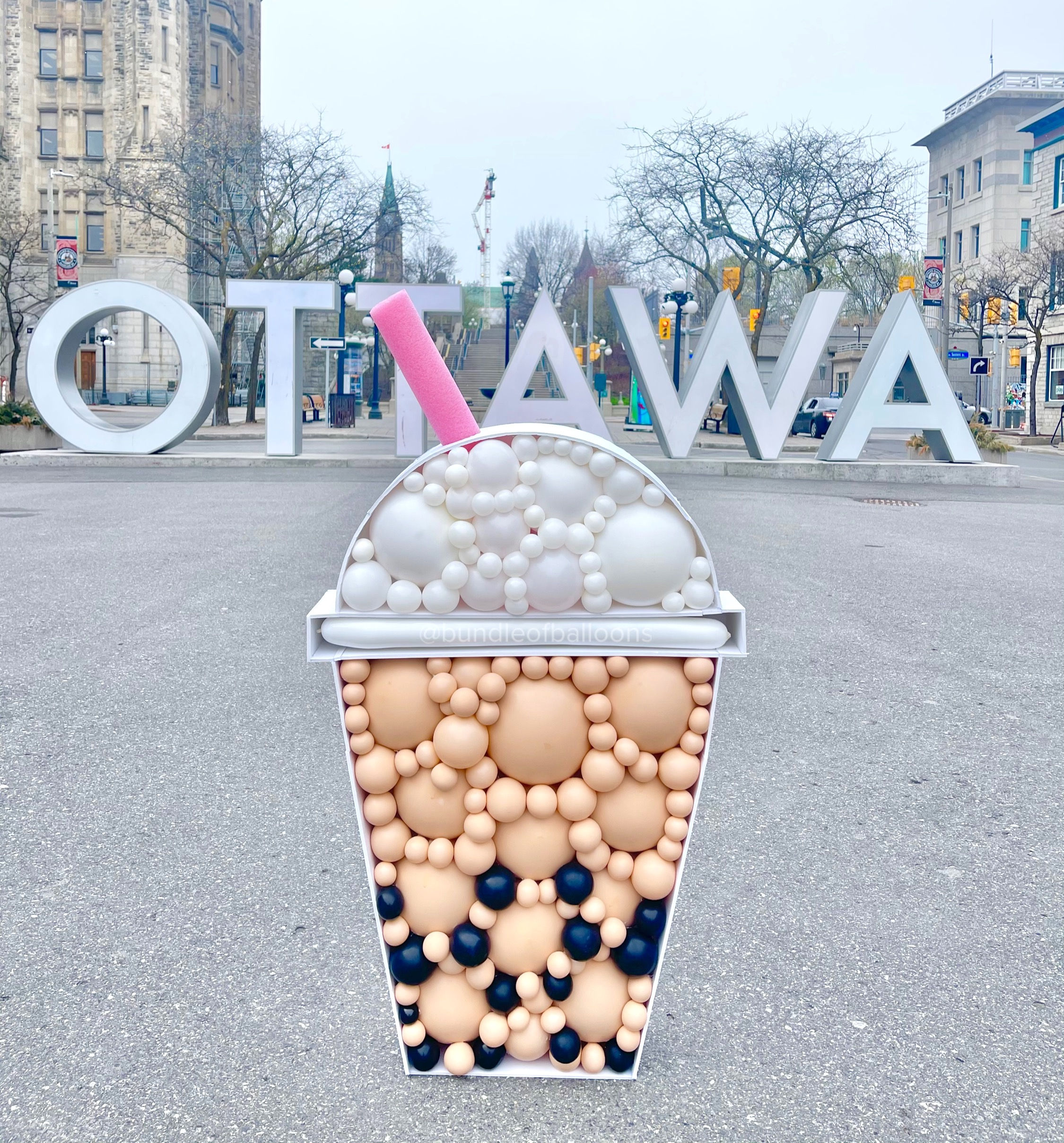 Iced Drink Balloon Mosaic