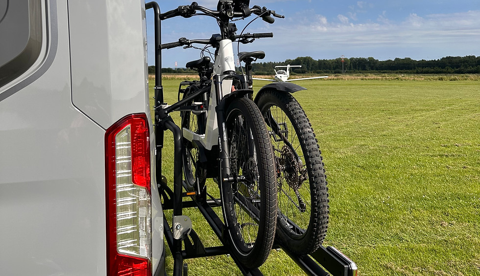 Van-Bike, Van bike, Bicycle carrier Ford Transit, Bicycle carrier Van, Bicycle carrier Fiat Ducato, Bicycle carrier Mercedes Sprinter, BlüTech GmbH