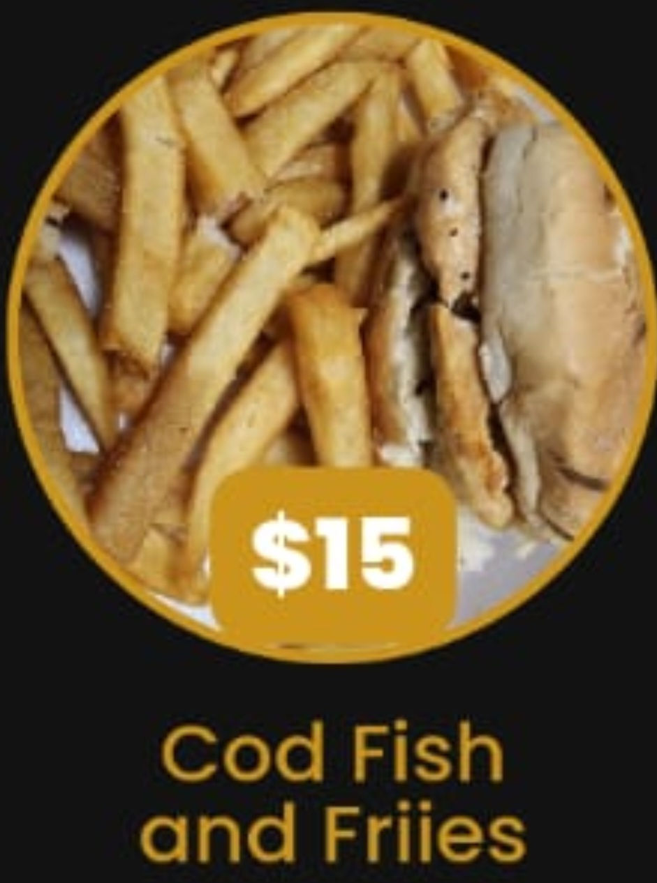 Cod Fish & French Fries image