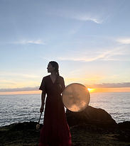 Marie Lohr with drum.jpeg