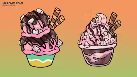 Icecream - Rough Color 1