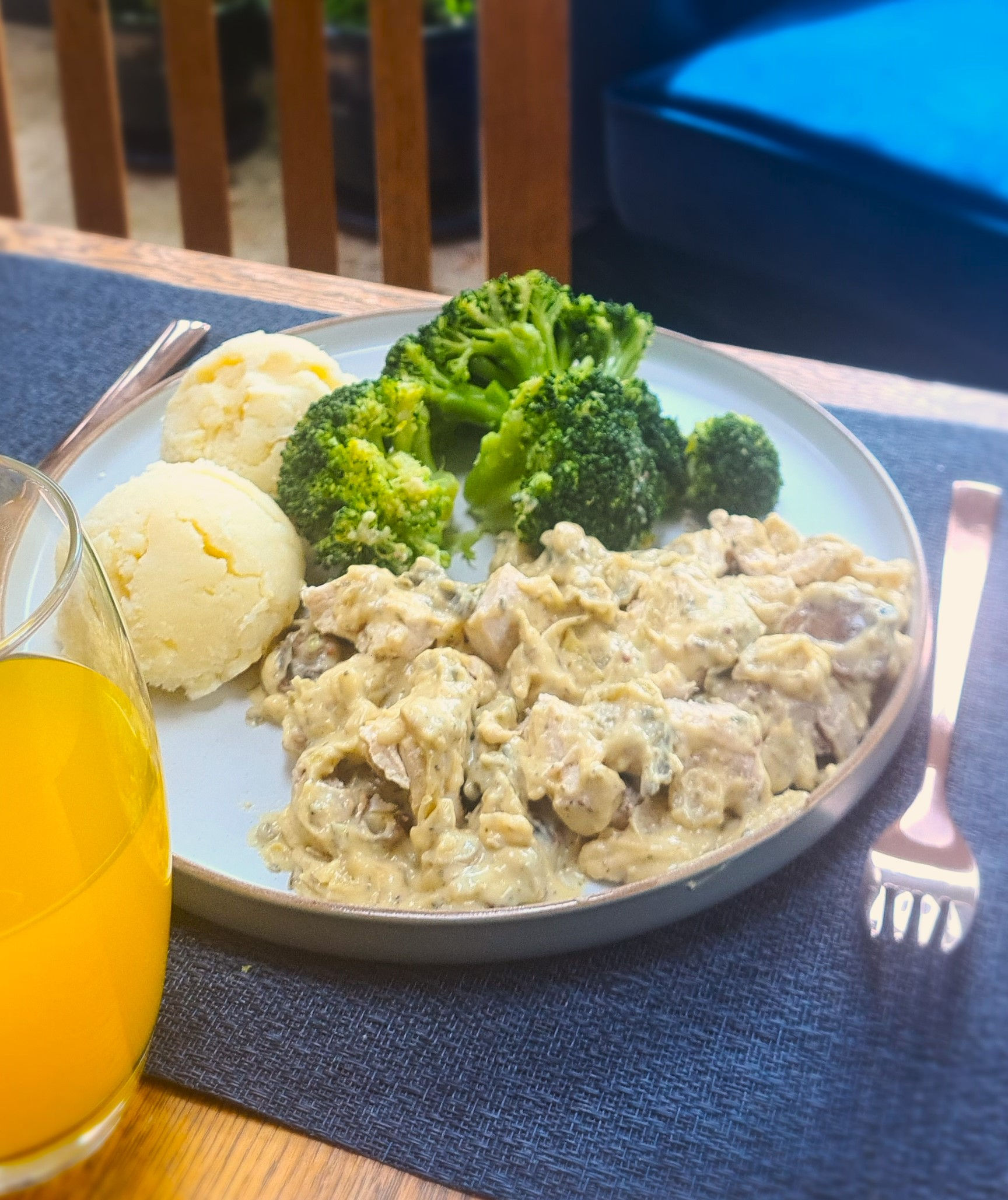 Chicken in a Creamy, Honey Mustard Sauce
