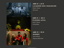 Martes 21 de abril 

FORO DEL LAGO