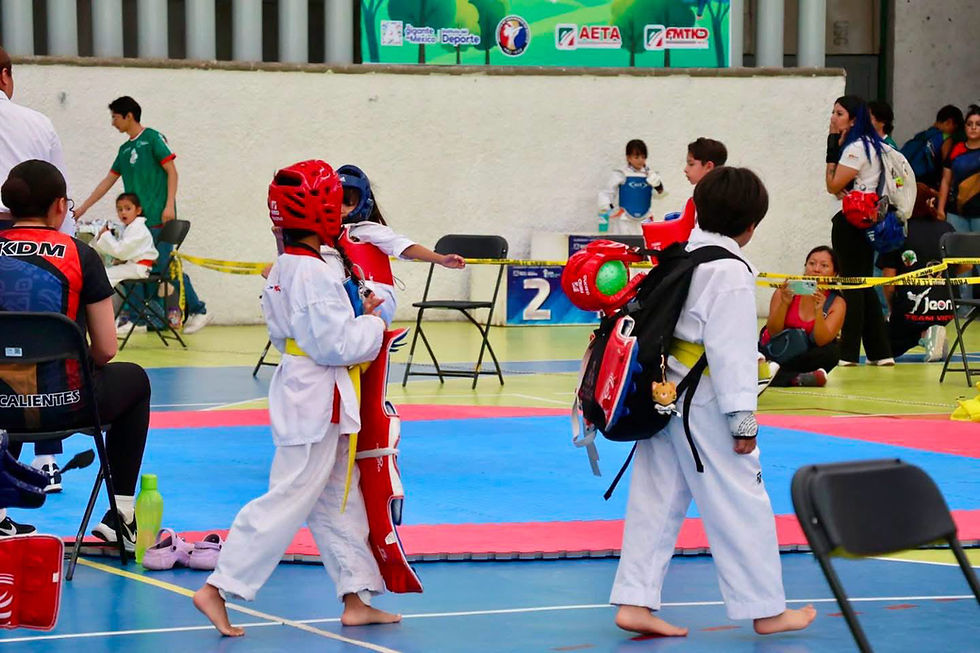 Más de 600 atletas participaron en el Torneo Hidrocálido Veraniego de Taekwondo realizado en el Gimnasio Olímpico.
